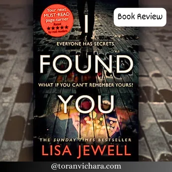 Poster of My blog Titled:- Author Lisa Jewell's 'I Found You' | Book Review |